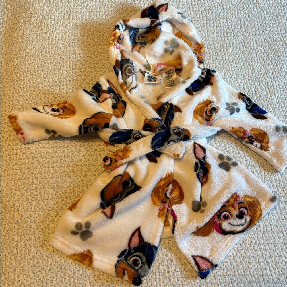 Paw Patrol Fuzzy Multicolor Kids' Robe